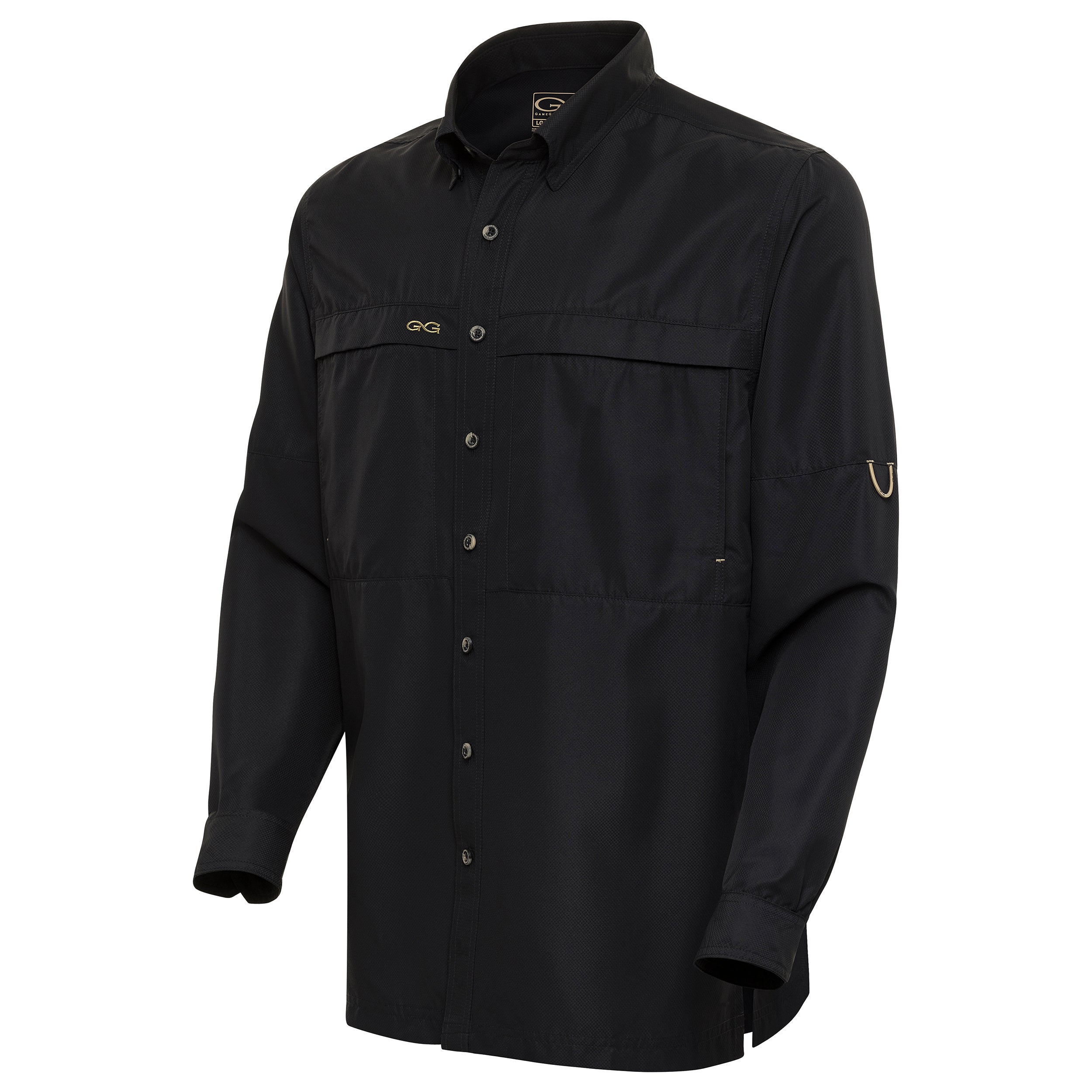 game gear shirts Caviar Relaxed Fit MicroFiber Shirt | Long Sleeve - Premium Fishing Gear