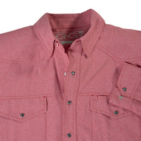 Crimson Pearl Snap Shirt | Long Sleeve