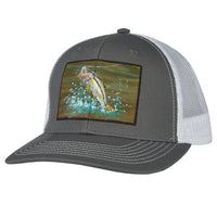 GunMetal Cap | White MeshBack