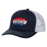 Blue hat with patch that reads "GameGuard Outdoors".