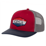 Red hat with patch that reads "GameGuard Outdoors".
