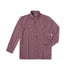 Maroon Pearl Snap Shirt | Long Sleeve