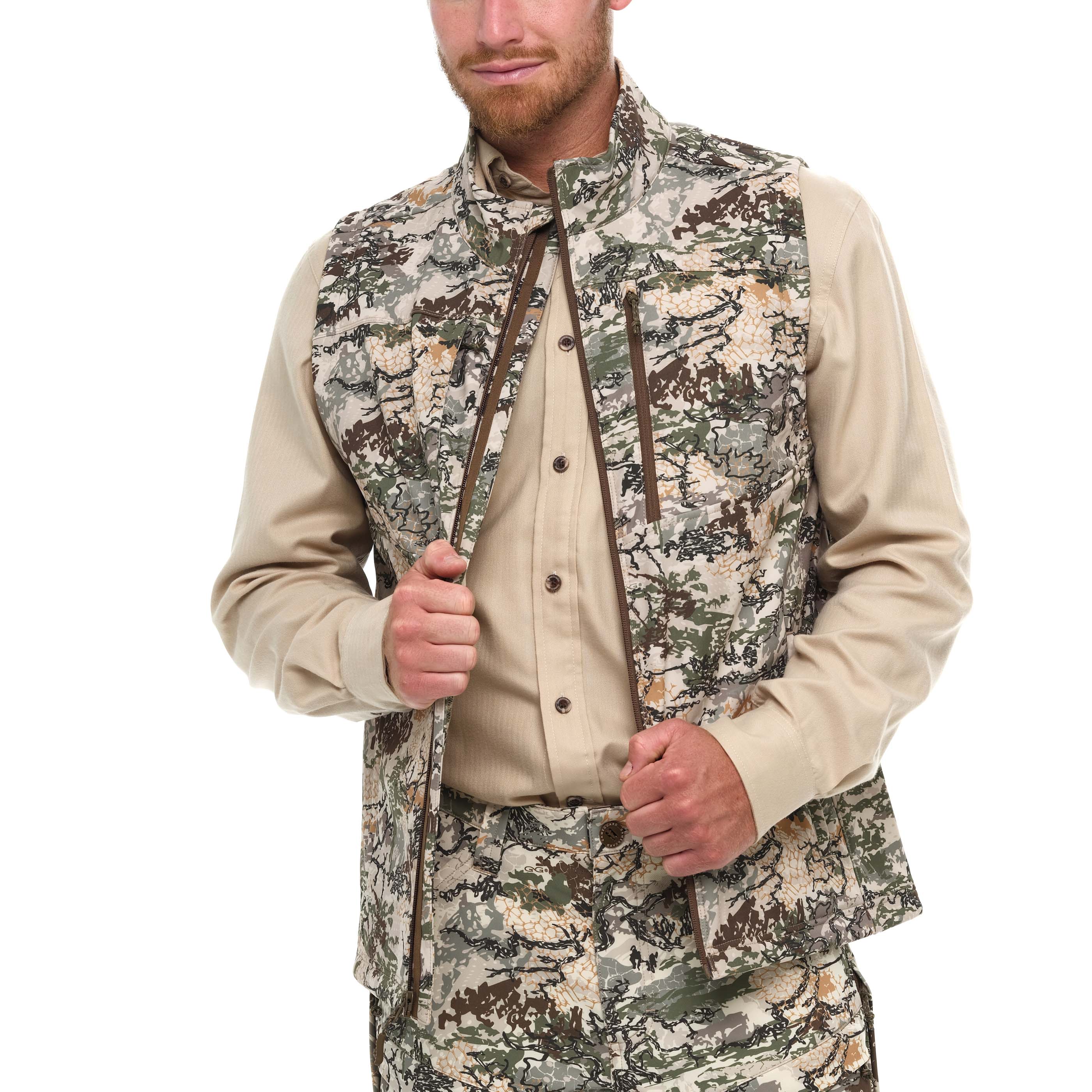 Picture Gilet Uomo - Russello - Arashi Camo Print Picture Gilet Uomo - Russello - Arashi Camo Print