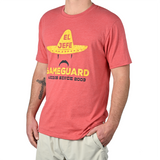 Man wearing GameGuard Lava Rock Graphic T-Shirt