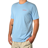 Man wearing GameGuard RainWater Graphic T-Shirt