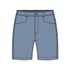 Off-Road Blue Deck Shorts