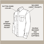 Clay Flannel Shirt | Long Sleeve