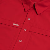 Crimson MicroFiber Shirt | Long Sleeve