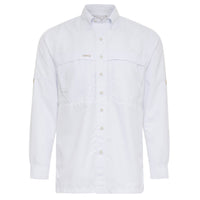 White MicroFiber Shirt | Long Sleeve